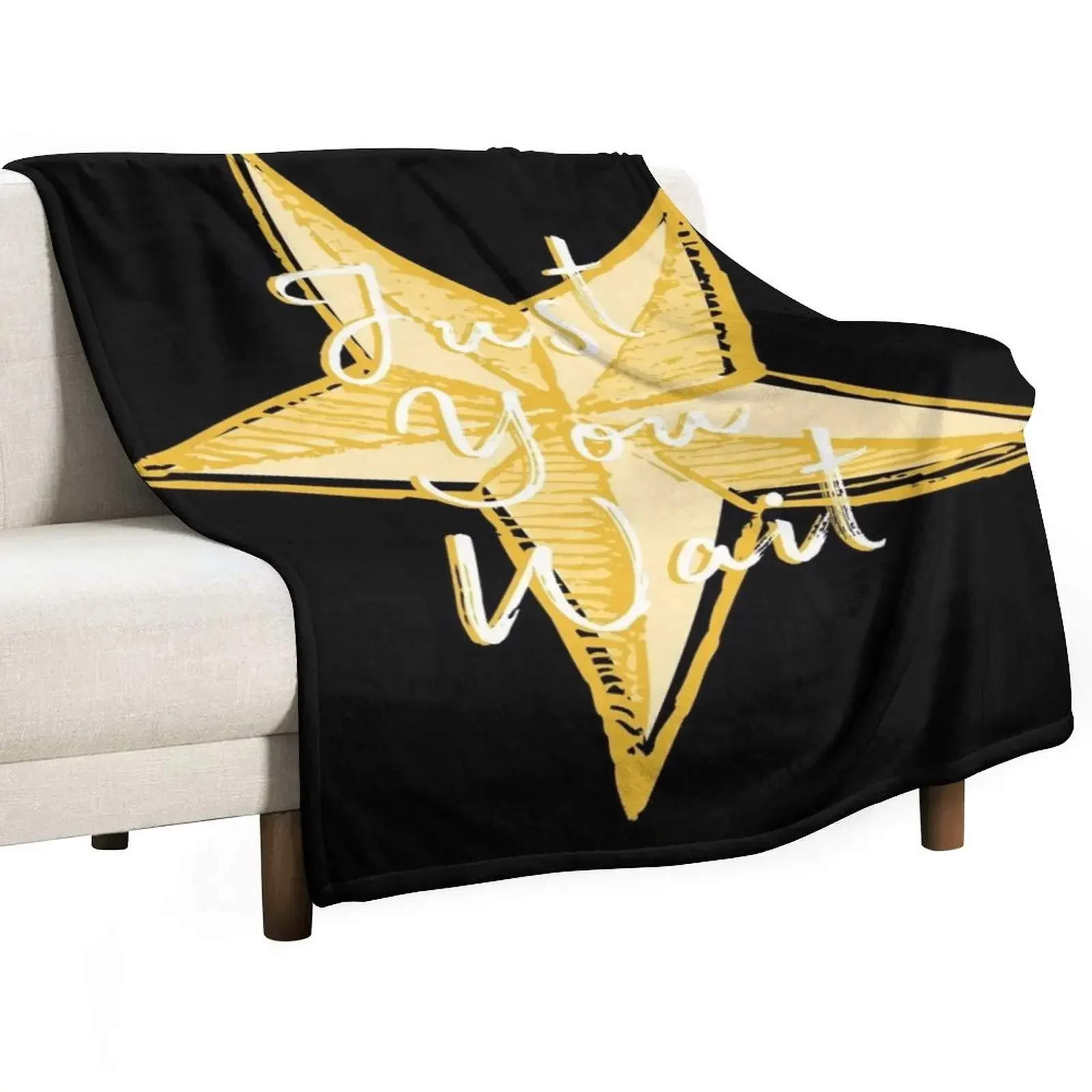 

Hamilton Quote // Just You Wait Throw Blanket Picnic Retros fluffy Blankets