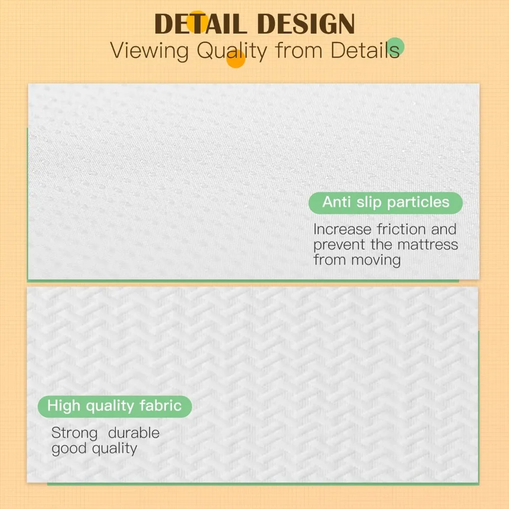 8 inch Memory Foam Mattress Cooling Gel Green Tea Infused Mattress,Fiberglass Free,CertiPUR-US Certified,Cooler Sleep Supportiv 6