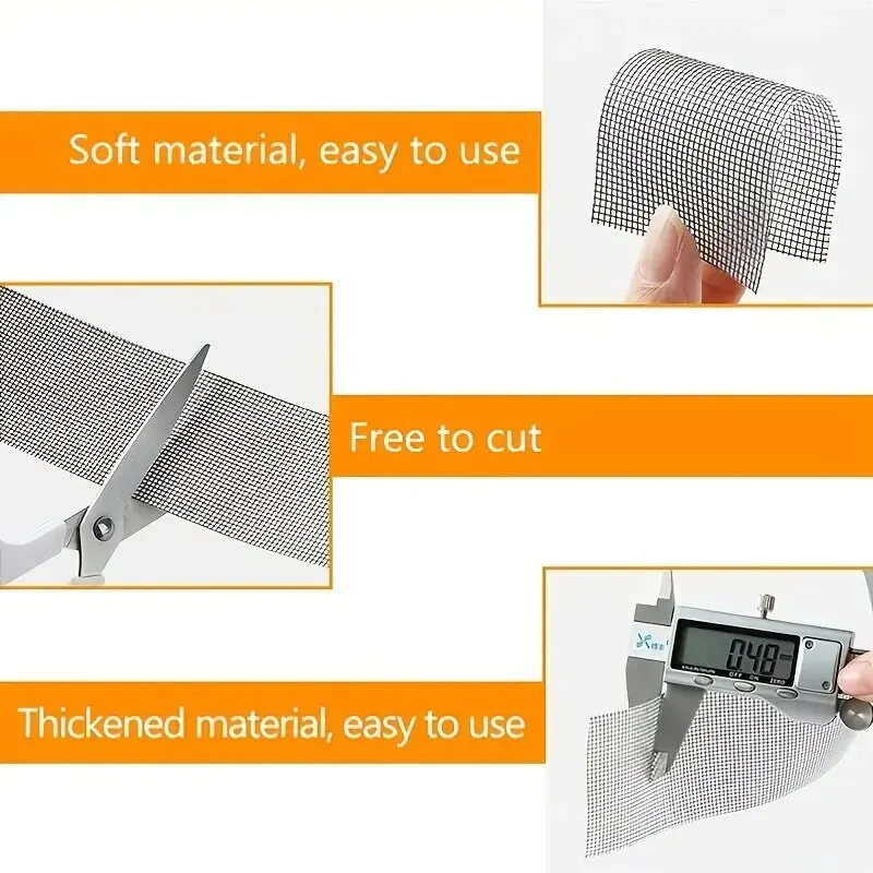Screen Repair Tape Self Adhesive Mesh