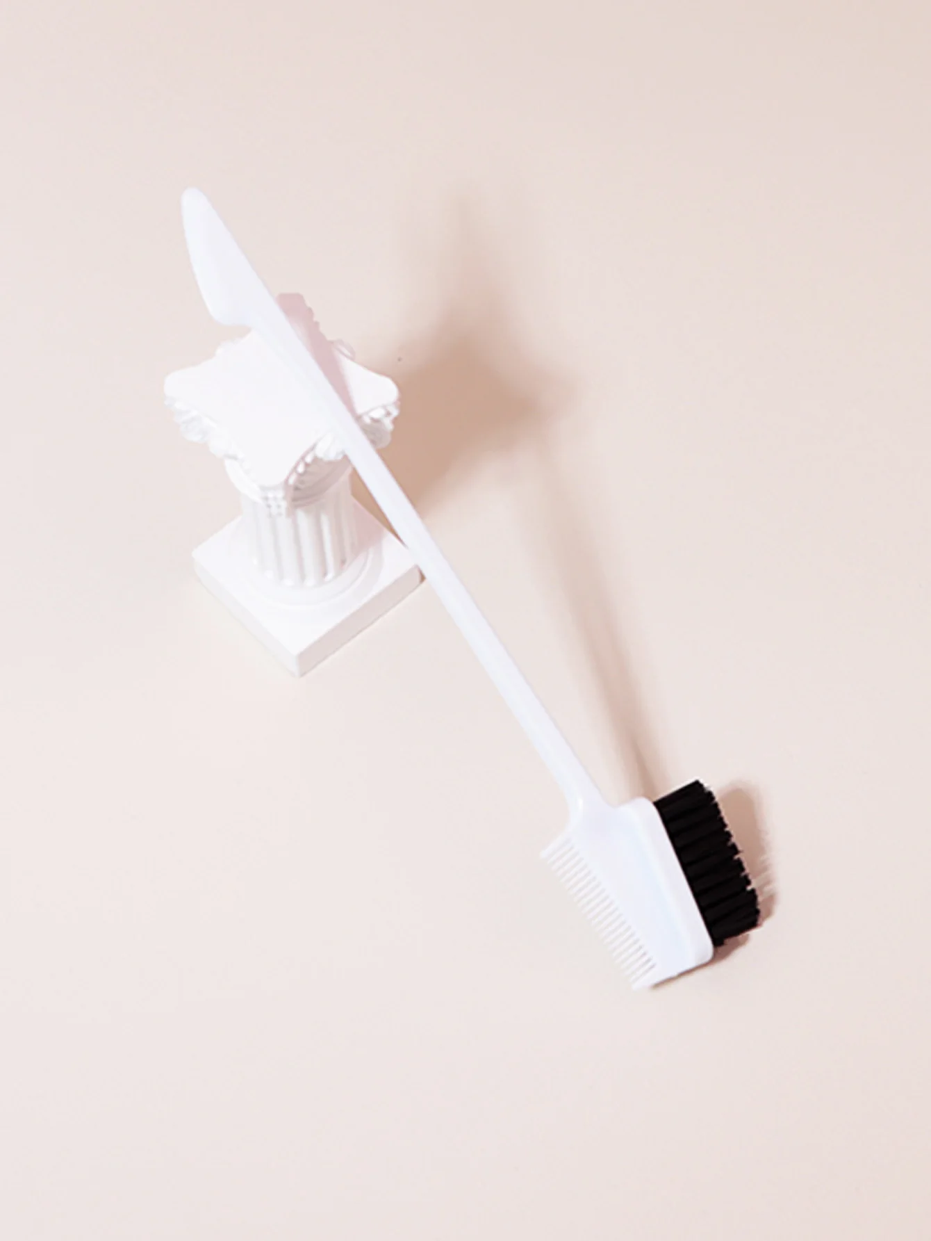 Double sided edge control brush comb, used for hair styling, eyelash and eyebrow edge control brush comb 6