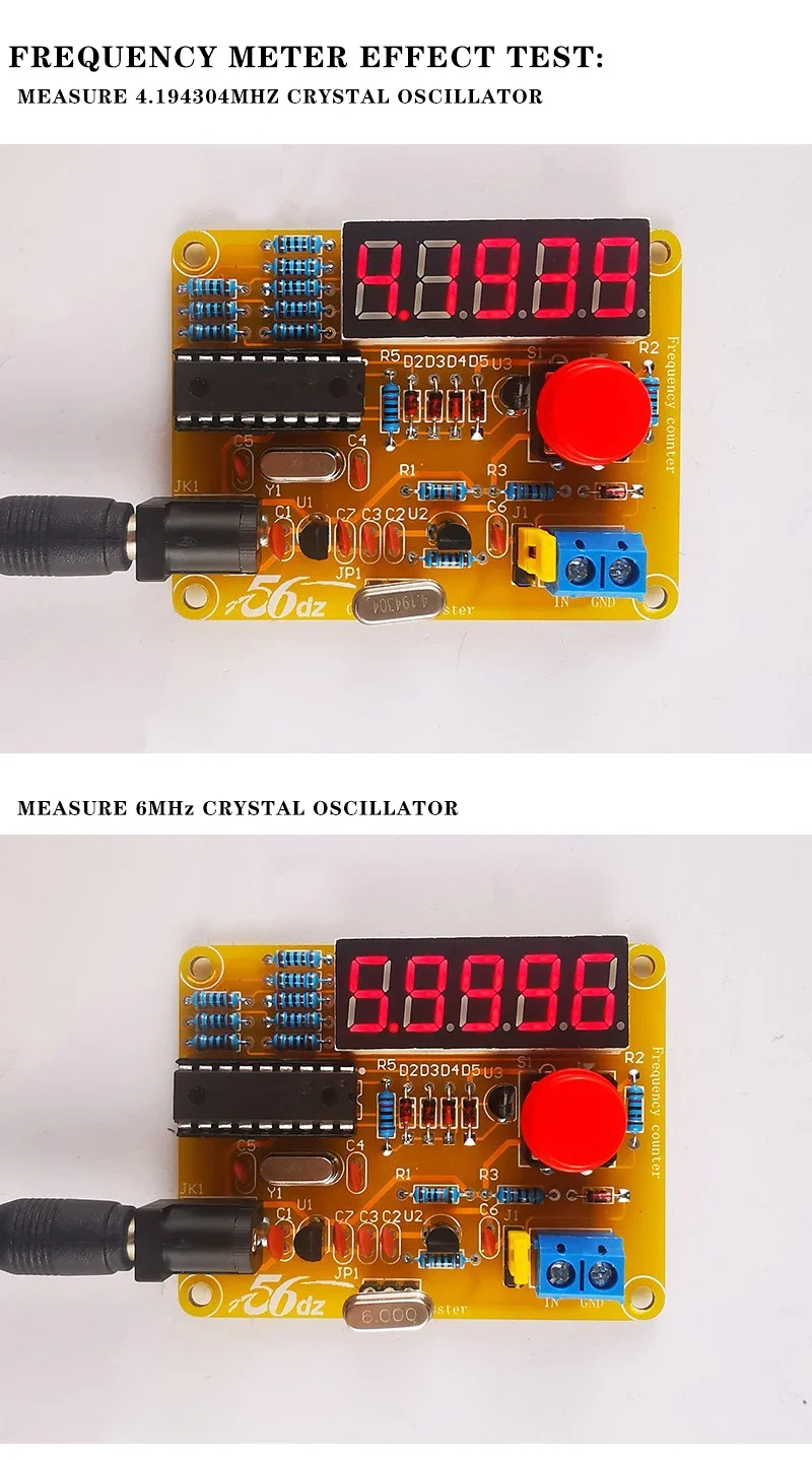 Contatore Frequenza Digitale ARCELI 1Hz-50MHz - Kit DIY Per Oscillatori Cristallo - Foto 11