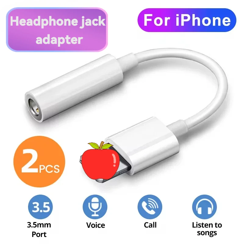 Premium Lightning to 3.5mm Headphone Audio Adapter