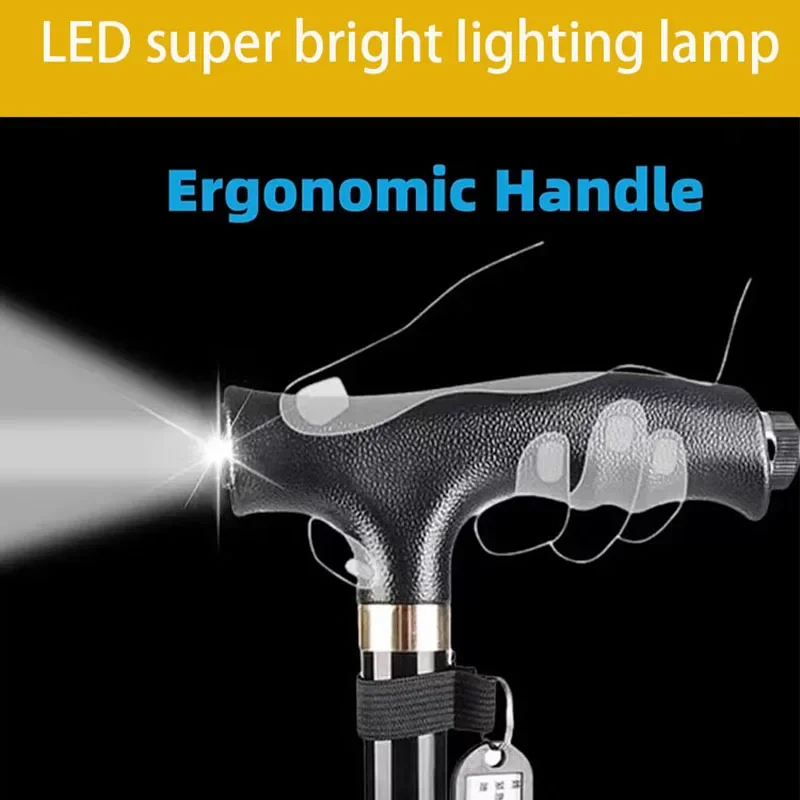 Multifunction Telescopic Walking Cane 5