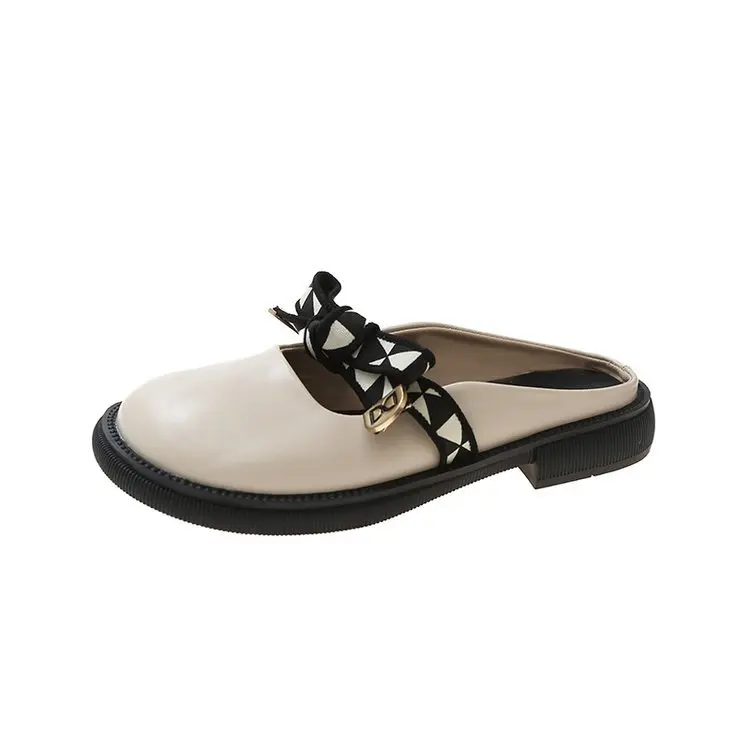 

Bow Slippers Women's 2023 Summer New Fashion Casual Slippers Comfortable Wear-resistant Women Shoes.