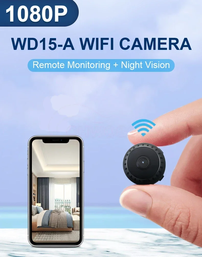 Description Picture 2 of itemMini Camera Wifi 1080P HD Portable Magnetic Design Camcorder Indoor Night Vision Smart Home Security Micro Surveillance Recorder