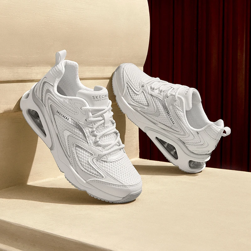 

Skechers Shoes for Women "US STREET" Retro Casual Shoes, Comfortable, Breathable Chunky Sneakers