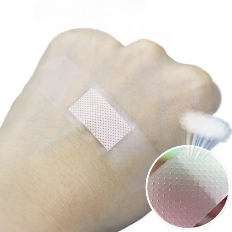 

160pcs/set Transparent Band Aid First Aid Strips Woundplast Waterproof Wound Dressing Plaster Breathable Patch Adhesive Bandages