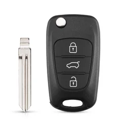 Durable Replacement Folding Car Key Case Housing - Hyundai (Model 3)