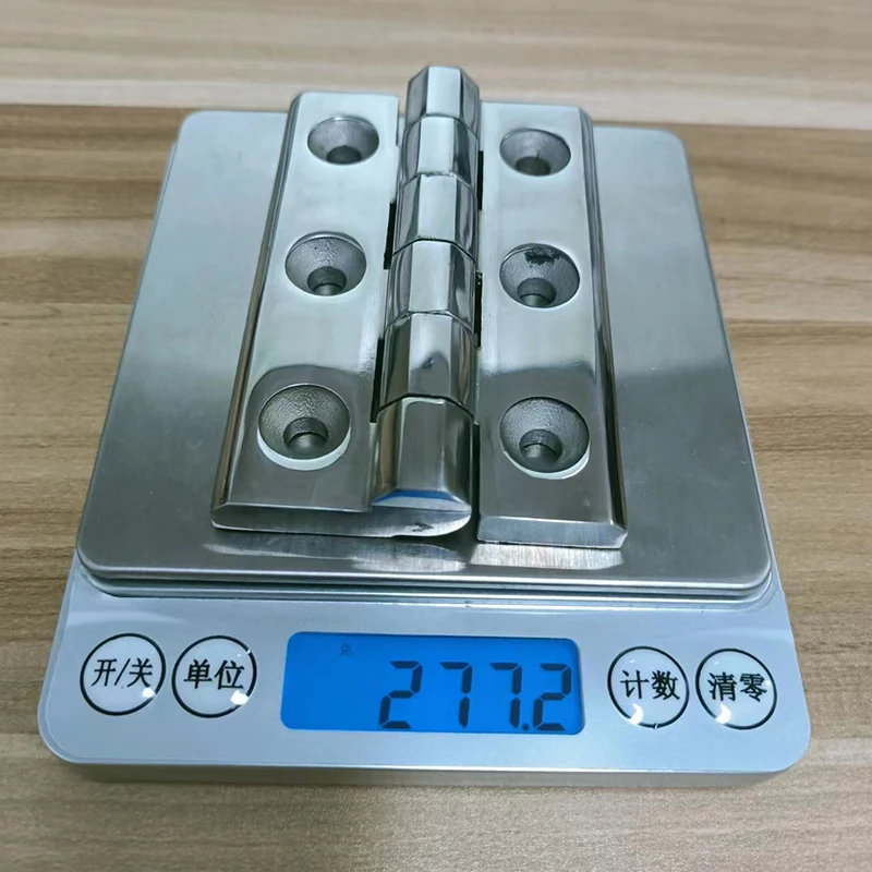 스테인리스강 산업용 무거운 힌지 CL226-5 힌지, 두꺼운 스위치보드 힌지, 캐비닛 도어 힌지, 6 매듭, 90*59