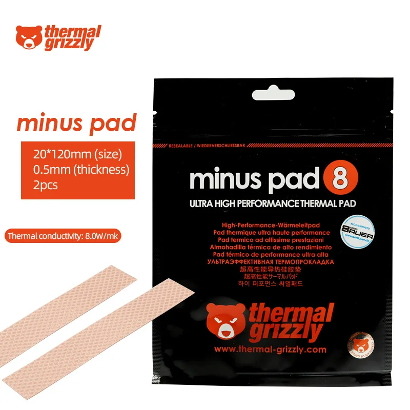Pad Thermique Ultra Haute Performance 5W/mk 100*100*1mm Cooling.fr 
