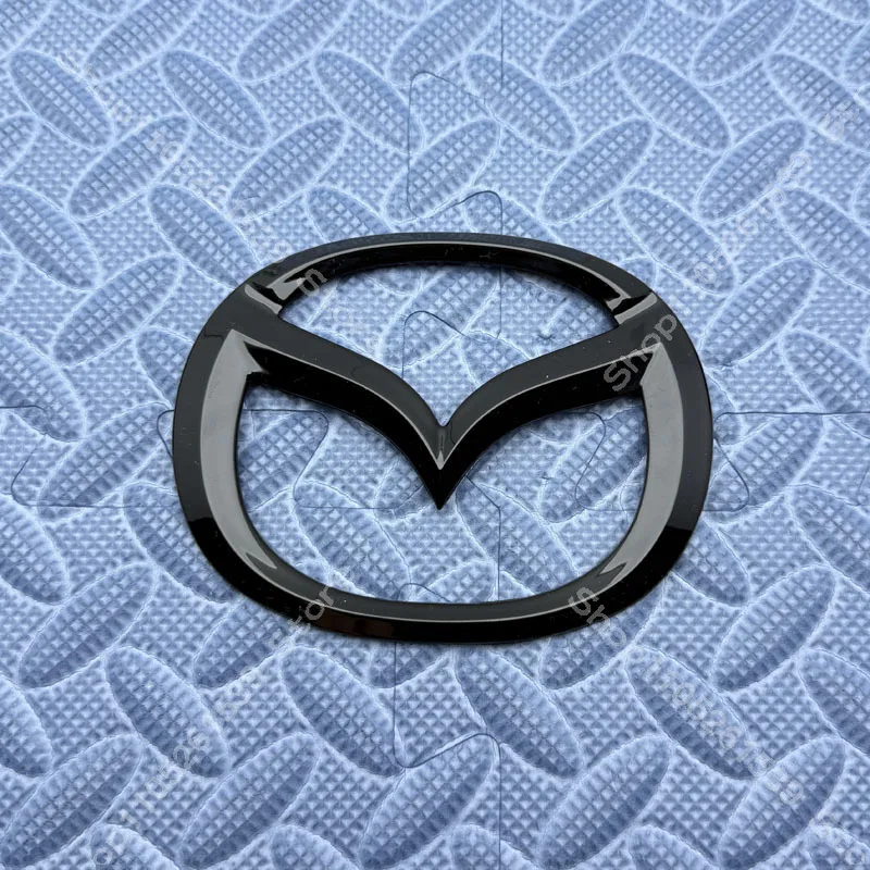 MX5 ND 블랙 엠블럼 자동차 전면 그릴 로고 엠블럼 자동차 후면 트렁크 배지 커버 스티커 MAZDA MX5 ND NC 트렁크 배지 스티커