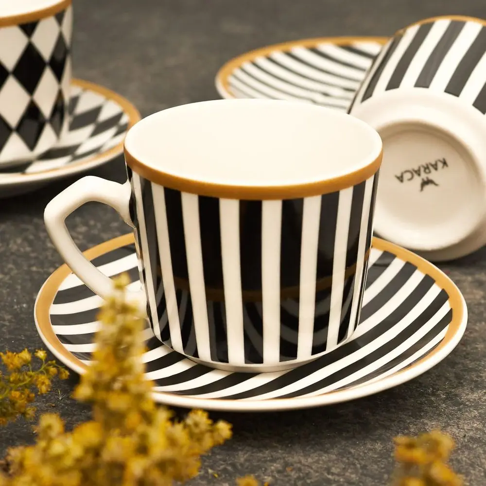Porcelain Turkish Coffee Cup Set 4