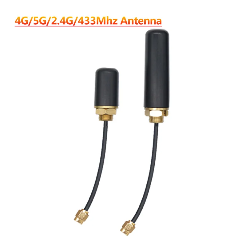 1개 듀얼 밴드 433Mhz 로라 캐비닛형 실외 IP67 방수 안테나 (SMA 포함) 5G 4G LTE 3G GSM 2.4G 5.8G 신호 증폭용