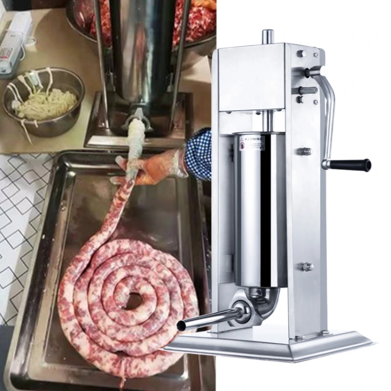 

Home commercial vertical sausage stuffer wurst maker processing plant