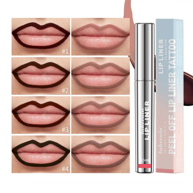 Lip Liner Lip Liner Pencil Lipliner Pencil Lip Stain Lip Liner Set Lip Liner Peel Off Tattoo Lipgloss Waterproof Long Lasting Matte Lip Tint Color Changing Tear Off Lipstick Stain Cosmetic