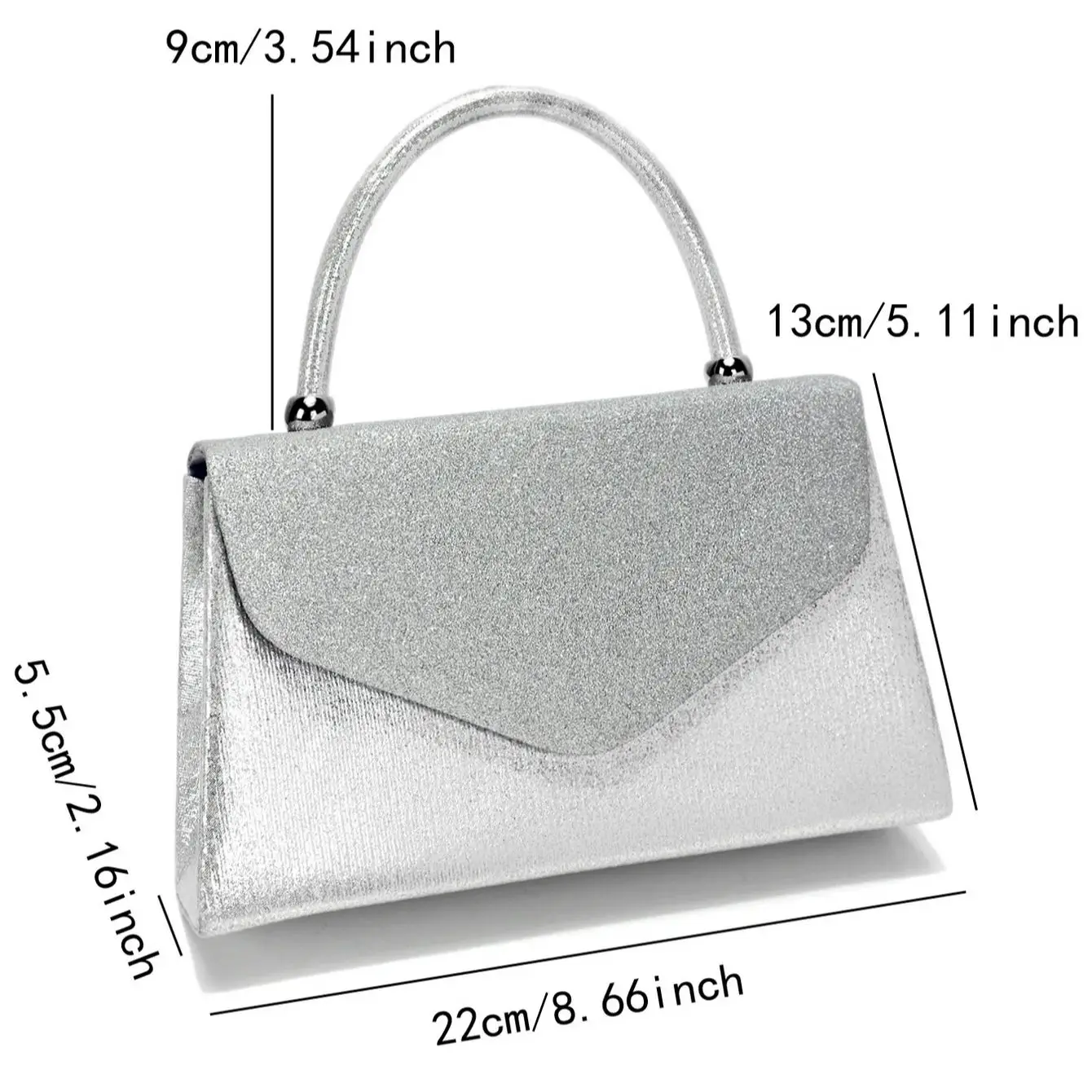 Green Glitter Sequins Women Evening Clutch Bag