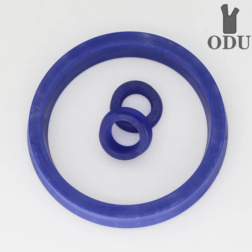 ODU YXD UP OD 블루 폴리우레탄 PU 피스톤 샤프트 로드 가스켓, U/Y 그루브, 2 립 링, 밀봉 유압 실린더 오일 도장, 16-300mm