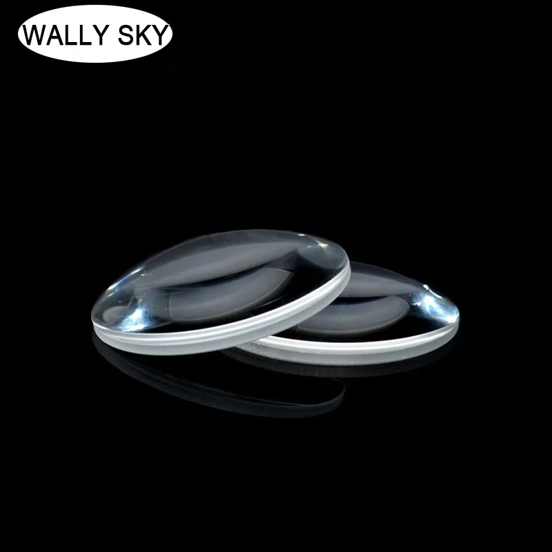 

K9 Optical Glass Lens Plano Convex Lens Diameter 42mm Convex lens Focal length 40mm Spotlight Imaging Experiment Stage Lights