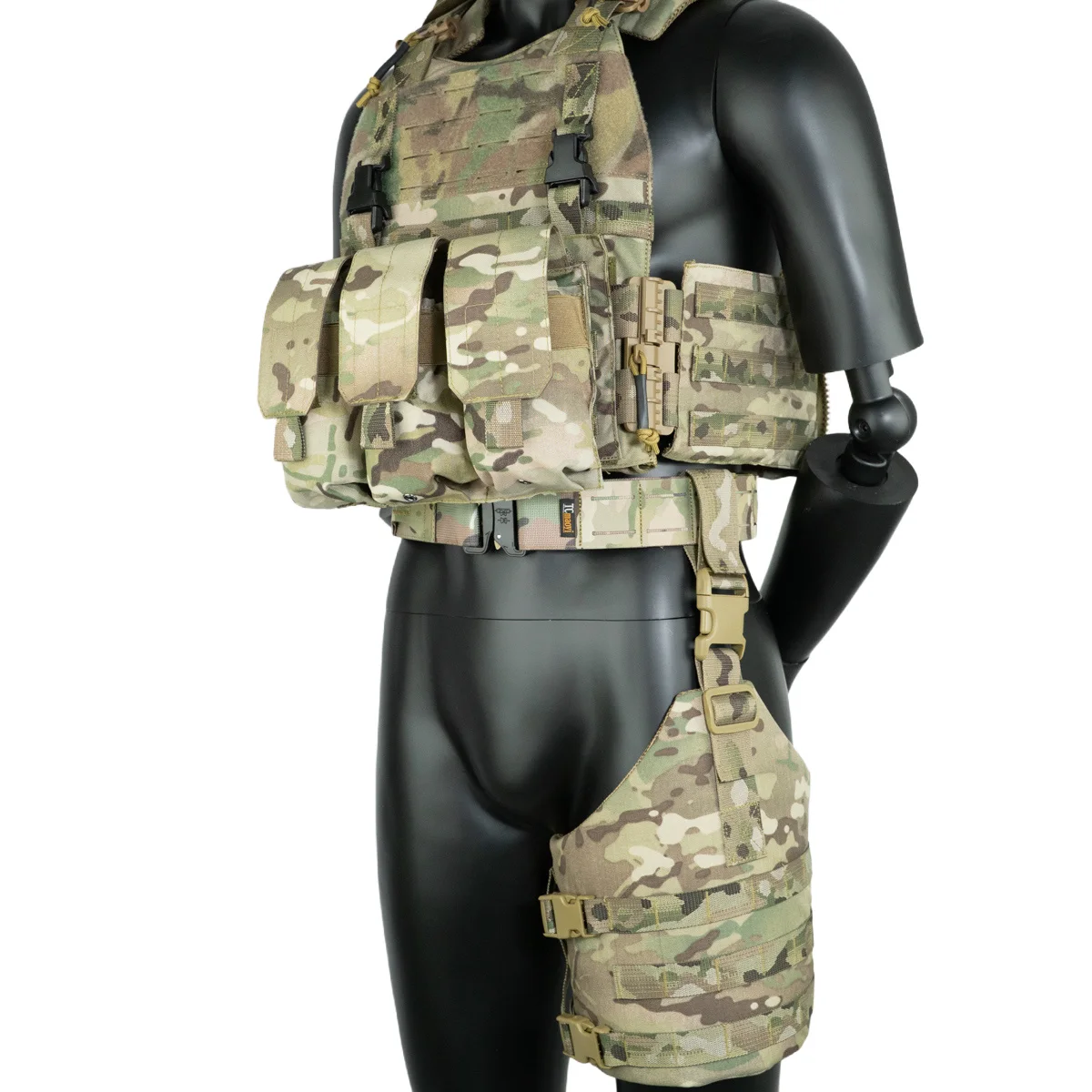Taktische Gürtel Drop Leg Plattform Molle Oberschenkel Panel Hängen Bord Montage Platte Jagd – Detail 23