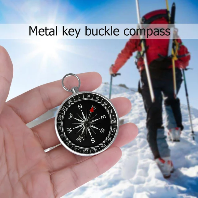 8-20PCS Aluminum Alloy Outdoor Compass 3