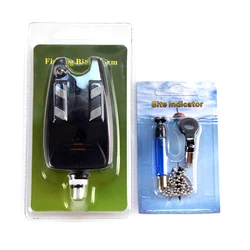 Advanced Fishing Bite Alert System with Adjustable Volume and Sensitivity (Black)