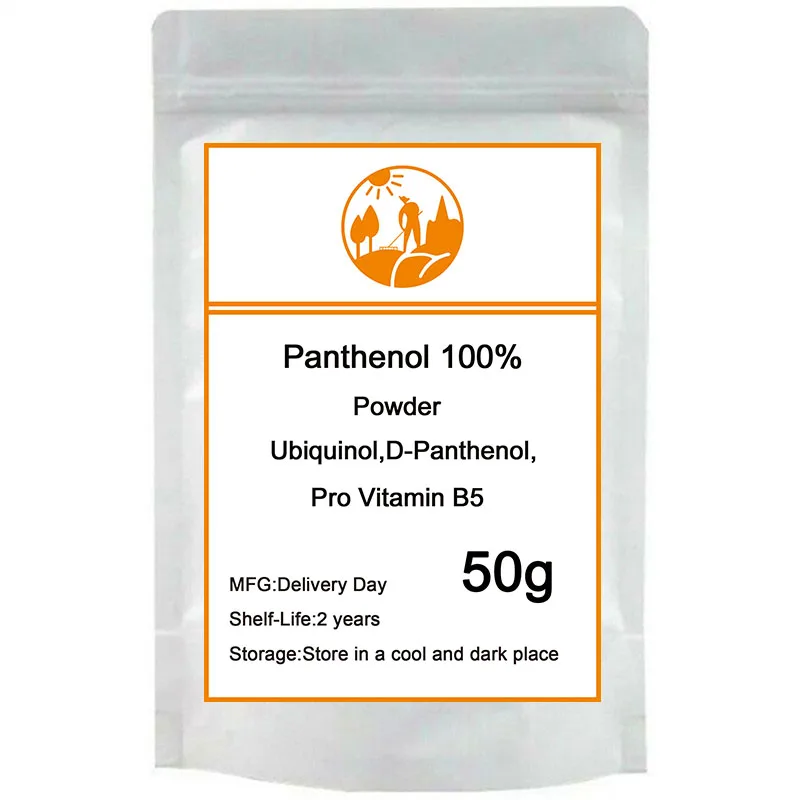 Pantenolo 100% Polvere, Ubiquinol,D-Pantenolo, Pro Vitamina B5, Polvere Di Provitamina B5, Idratante, Antiossidante, Ammorbidente Nella Pelle