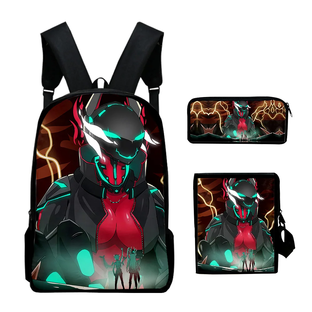 Zentreya 2024 New Backpack 3 Pieces Sets Shoulder Bags Unisex Daypack Zipper Bag Unique Pencil Bag