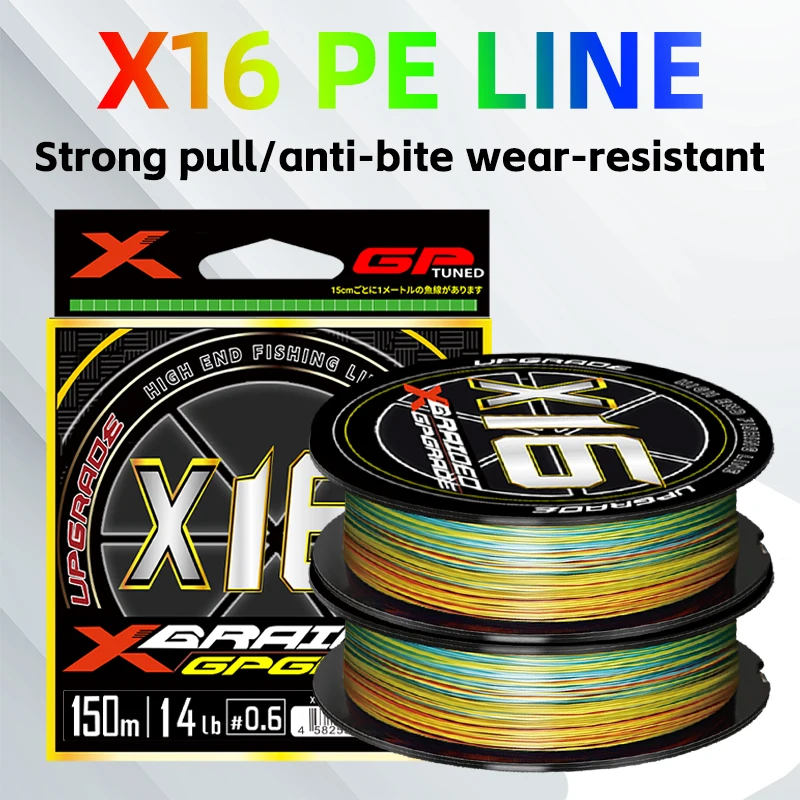 Japan YGKX 16 Strands Braided Fishing Line High Quantity Japan