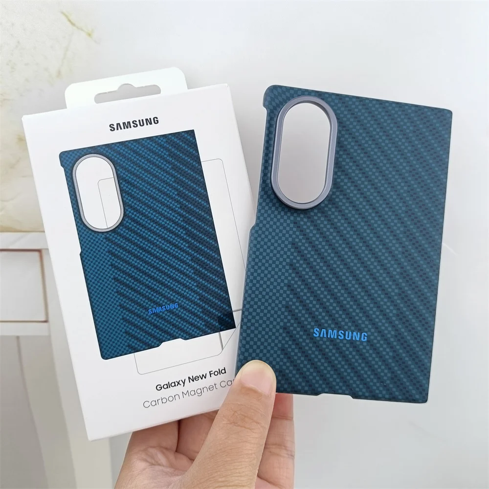 Premium Carbon Fiber Magnet Case for Samsung Galaxy Z Fold Series - Magsafe-Compatible Shockproof Protective Cover