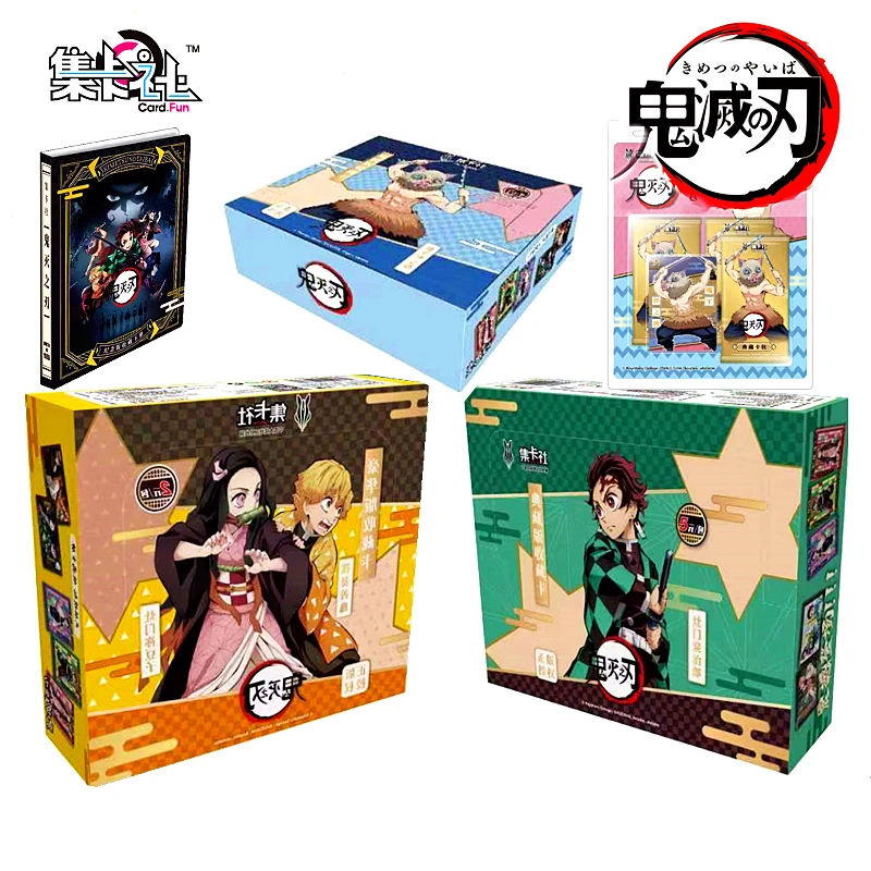 

New 2023 Demon slayer Series Game Cards Rare Boxed Cards Collection Hobbies Children's Toy Cards Battle Gifts