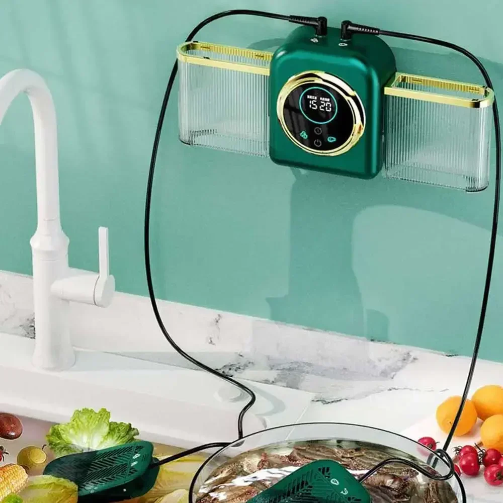 Wall-mounted Desktop Fruit And Vegetable Dual-use Washing Machine Portable Household Fruit And Vegetable Washing Machine 3