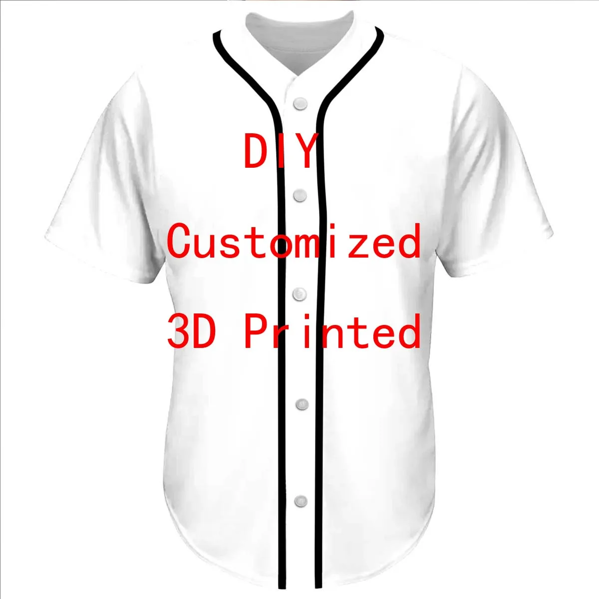 

VIP Link Tops DIY 3D Printed Shirts Personalized Baseball Jersey Shirts Baseball Shirt Women's Men's Shirt