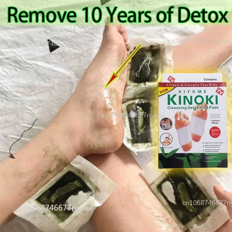 Detox Foot Patch Natural Plant Korea Kinoki Relieve Fatigue Feet Care