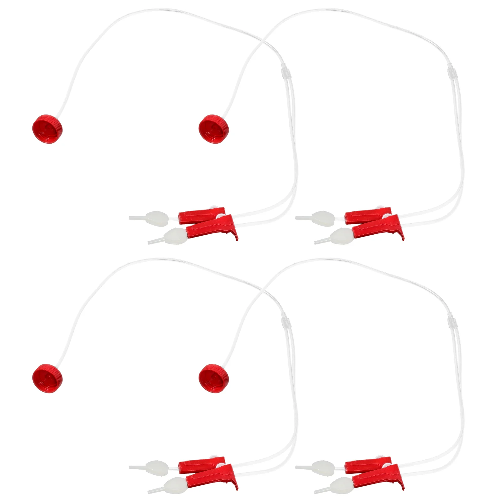 

4 Sets Reusable Infusion Duct Citrus Nutrient Solution Tube Plastic Tree Bag Irrigation Tubes
