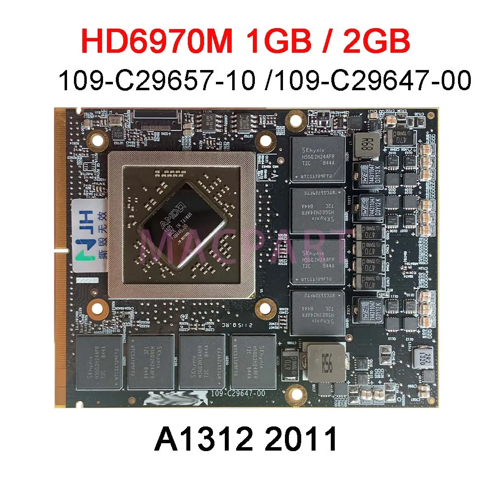 Original HD4670M HD5670M HD6750M HD6770M HD4850M HD5750M HD6970M For iMac A1311 A1312 Graphics Video Card 2009 2010 2011 Years images - 6