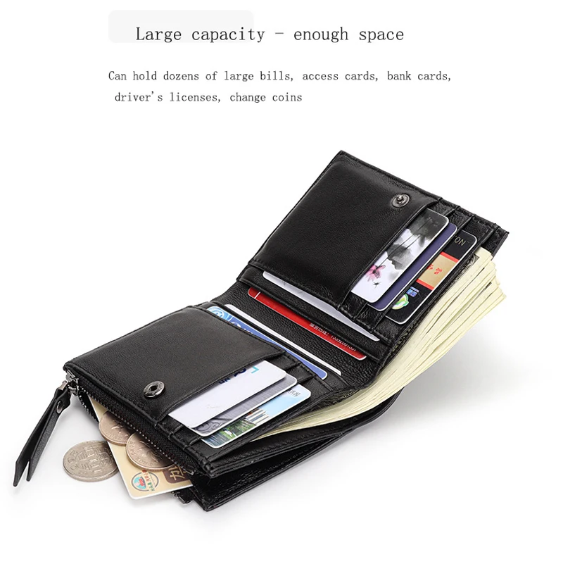 WR Sheepskin Small wallet women's Short 2022 New Wallet Leather Hand woven Folding Wallet  Ancient Mini Leather Wallet