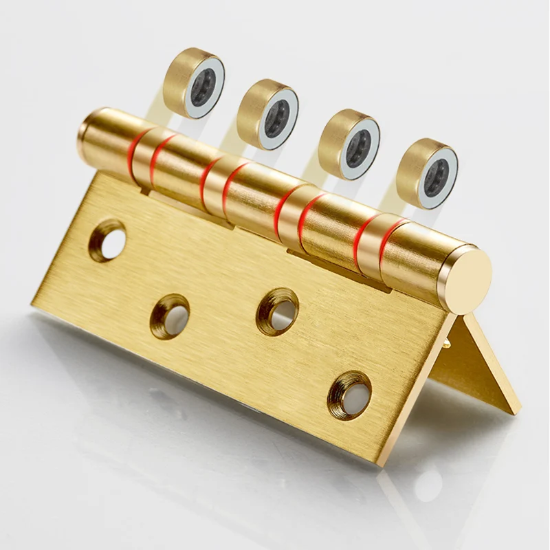 Stainless Steel Mute Hinge Room Door 4 Inch Bearings Hinges 3mm Thick Heavy Doors Strong Load Bearing Gemel Furniture Hardware Stainless Steel Hinges Door Hinges
