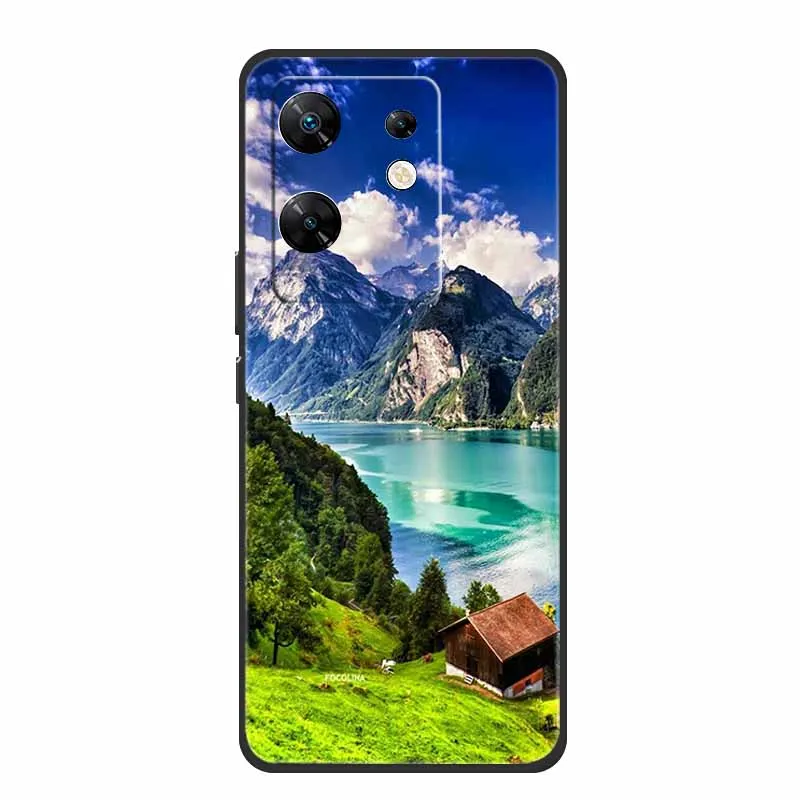 Sleek Black Silicone Shockproof Phone Case - Soft, Durable Back Cover for Enhanced Protection (6.78)