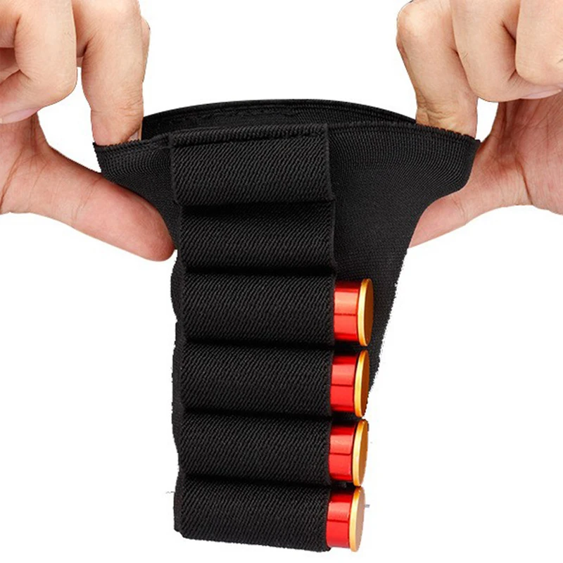 Black Nylon Shotgun Shell Holder for Hunting Rifles