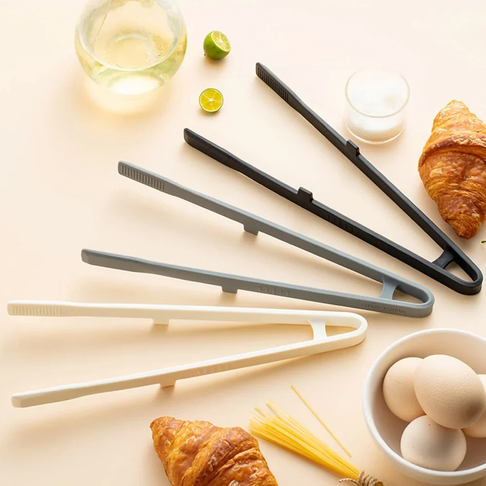 Silicone Food Toast Tongs Trivet Tongs for Kitchen Non-slip Cooking Clip Clamp BBQ Salad Tools Grill Kitchen Accessories