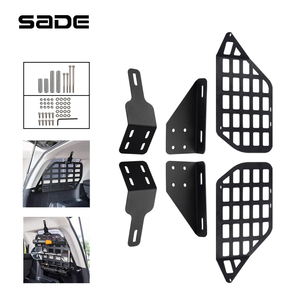 

1Set High Quality Rear Cargo Luggage Storage Carrier Modular Storage Panel Compatible with Toyota 2010-2020 4Runner LBJ-1033-BK