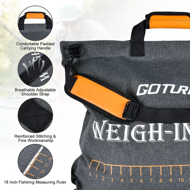 Goture Weigh-in Fish Bag Removable Inner Mesh Tournament Fish Bags