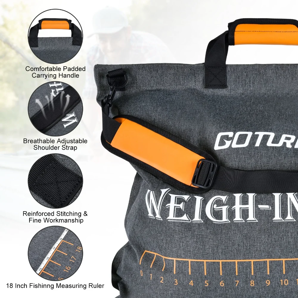 Goture Weigh-in Fish Bag Removable Inner Mesh Tournament Fish