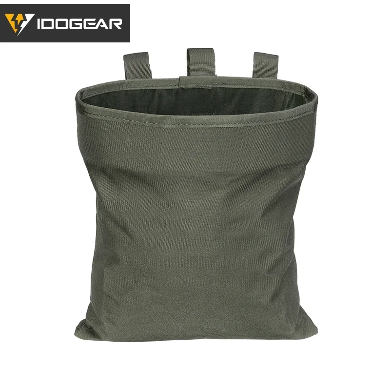 

IDOGEAR Tactical Magazine Dump Pouch Molle Mag Drop Pouch Recycling Bag Storage Tool Bag 3550