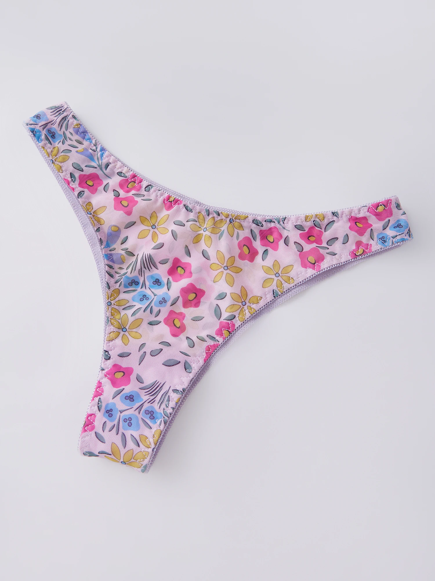 Women s Floral Lace Lingerie Set with Mesh Sleeveless Crop Top and Thong Sleepwear for a Sexy Night Out