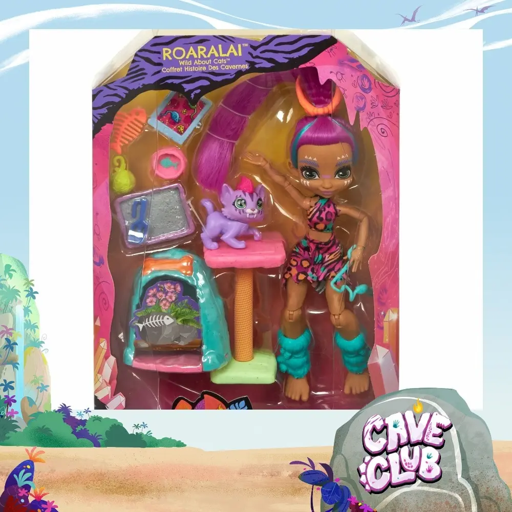 Набор игровой Cave Club Уход за любимцем кукла+питомец GNL95 | Игрушки и хобби
