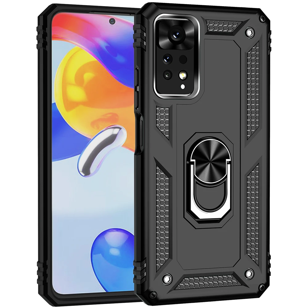 ShockProof Armor Case Coque For Xiaomi Redmi Note 11 10 9 8 Pro 10C 7 10S 11S 9C 9A NFC 10A Anti Shock Magnet Shell Case_voghion.com