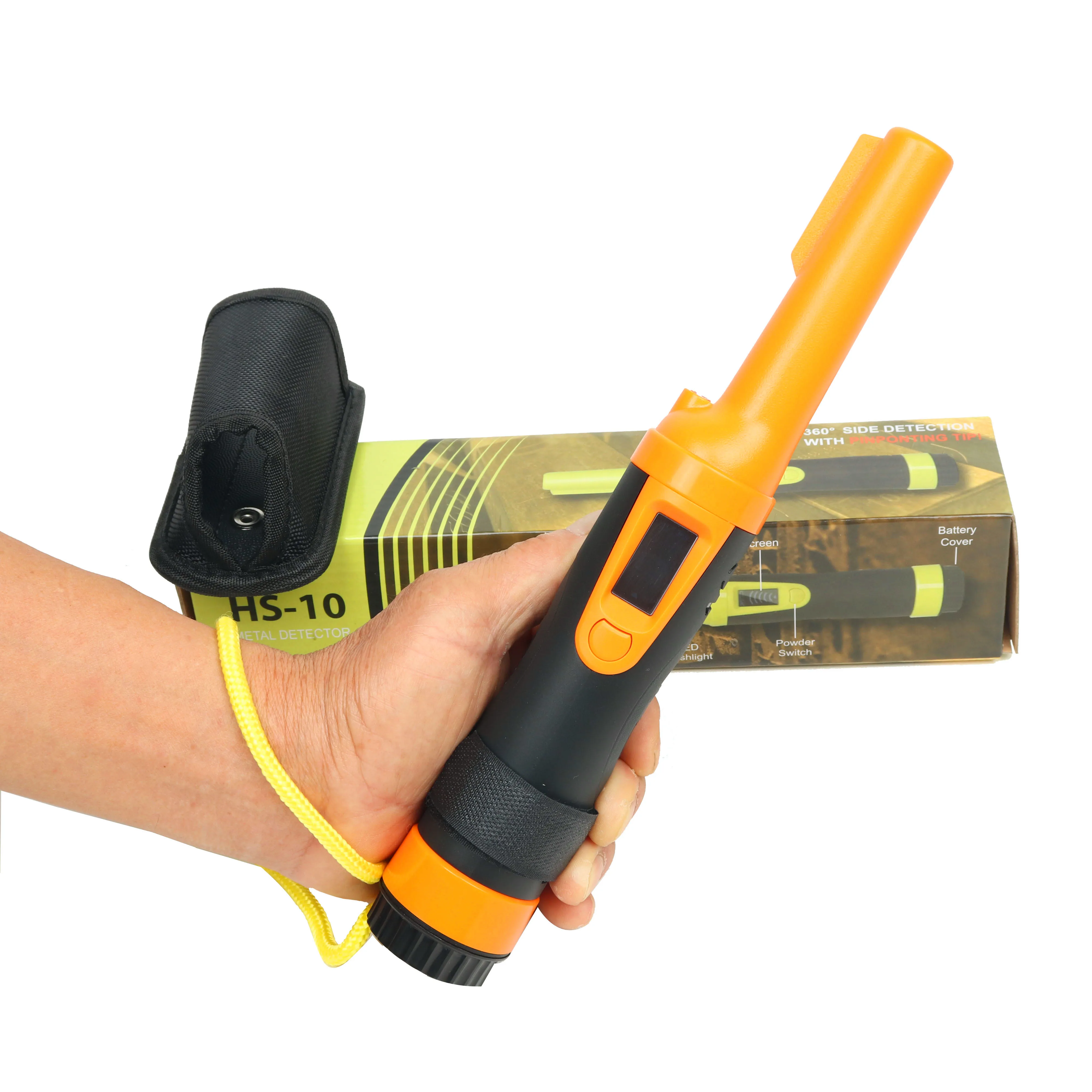 Metal Detector Impermeabile Hs-10 Puntatore A Perno Subacqueo Potente Professionale Hs10 Strumenti Di Sicurezza Per Sonda Pin Ad Alta Sensibilità