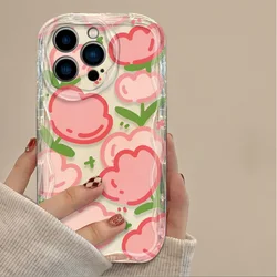 Graffiti Flower TPU Protective Phone Case Cover for Honor X6(X6S)4G (ED116)