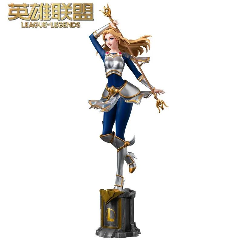 

In Stock Genuine MORSTORM The Lady of Luminosity Lux LOLCMGE League of Legends Game Character Model Movable Doll Art Collection